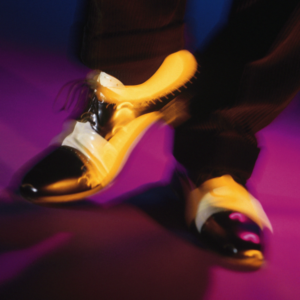 Image of a tap dancer's shoes